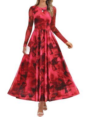 Chic Women's Fall Long Sleeve Dress for Wedding Guests | Elegant & Stylish